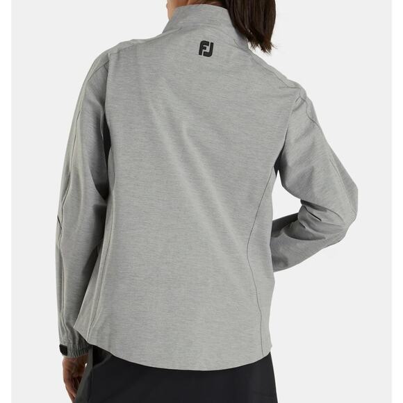 FootJoy DryJoys Golf Jacket Women's XL Gray Waterproof Windproof FJ Rain Shell - Picture 2 of 16